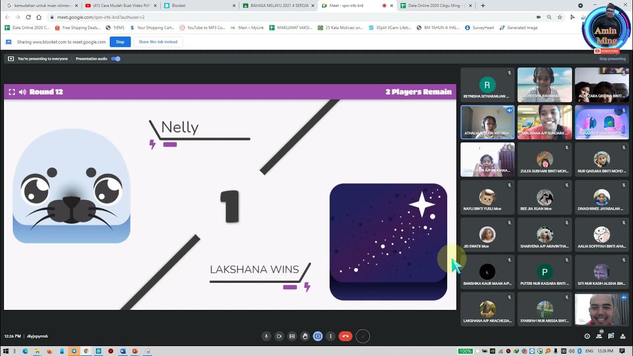 Keseronokan Blooket Quiz Battle Royale Game Mode Belajar Sambil