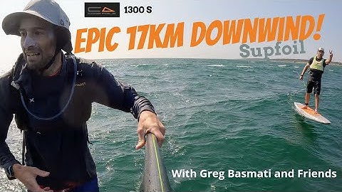 Epic SUP foil Adventure: My first 17km Downwind on Code foils 1300S | Port Bourgenay to Les Conches