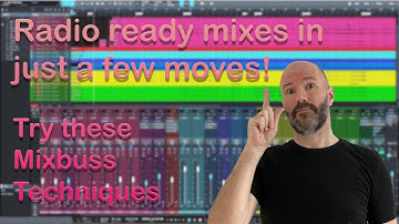 Presonus Studio One: How to get radio ready mixes quicker with these mix buss techniques in any DAW.