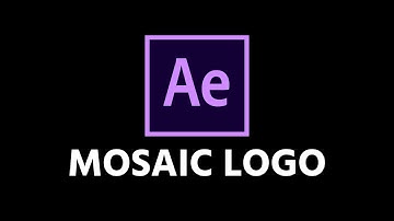 Mosaic Logo Reveal Stomp After Effects Tutorial (Motion Array Template)