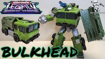 Legacy Voyager BULKHEAD! Review! Bert The Stormtrooper Transformers Reviews!