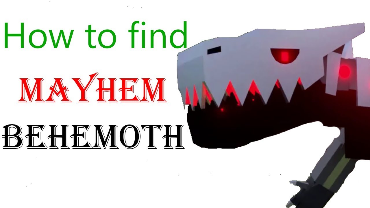 How To Find And Kill Mayhem Behemoth Roblox Monster Madness - roblox monster madness survival the best defender
