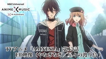 TVアニメ「AMNESIA」 第12話ED映像（星々の渡り鳥／やなぎなぎ）【NBCユニバーサルAnime✕Music30周年記念OP/ED毎日投稿企画】