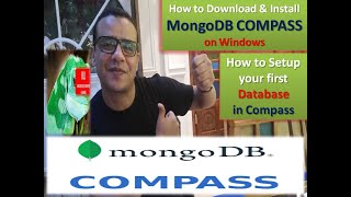 #BIG #DATA - HOW TO Download &  Install #MONGODB  #COMPASS on Windows  Setup your first  #Database