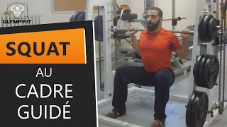 Squat au cadre guidé : solution pour morphologie longiligne (smith machine squat longs femurs)