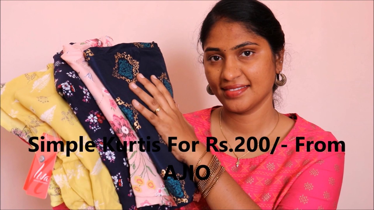 Eid kurti shopping haul / AJIO sale #lockdownshopping #shopwithme - YouTube