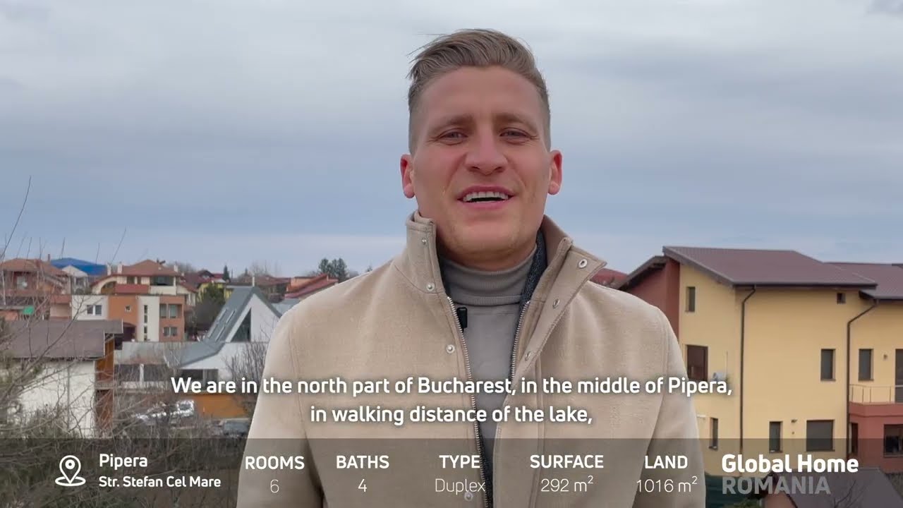 📍 Pipera - Str. Stefan Cel Mare | Vila 6 Camere P+1+M Cu Posibilitate De Supraetajare | Global Home