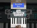 Bumble Bee 🐝 Piano Tutorial #tiktok #ytshorts #shorts
