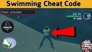 gta vice city swimming, parkour and climbing cheat cod.