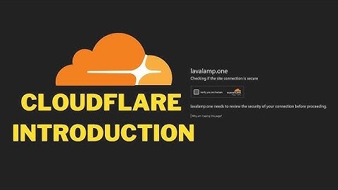 Introduction to Cloudflare