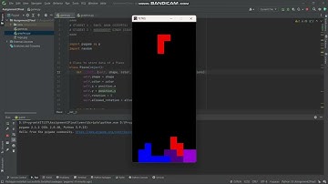 Tetris using PyGame | Python