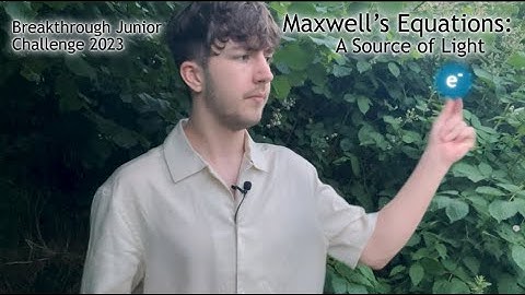 Breakthrough Junior Challenge 2023 | Maxwell
