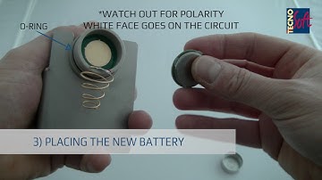 Battery change for pressure in autoclave datalogger, PressureDisk