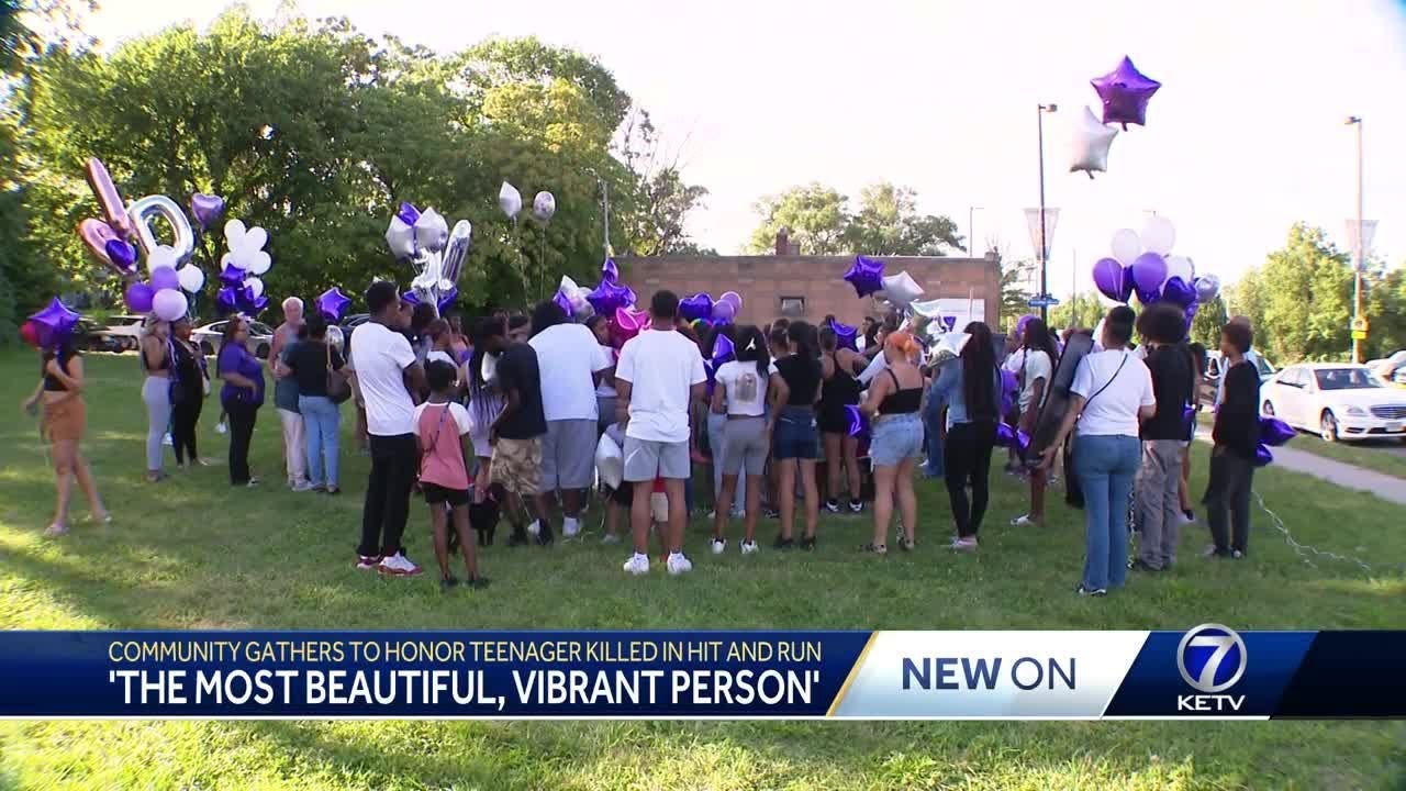 Community gathers to honor teenager killed in hit and run - YouTube