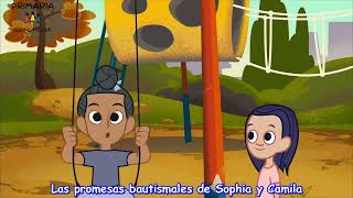 Las promesas bautismales de Sophia y Camila