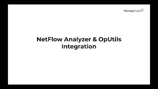 NetFlow Analyzer-OpUtils Integration