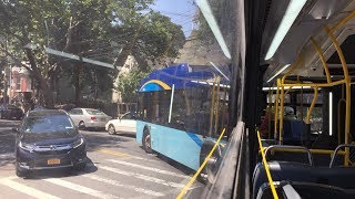 NYC Transit Bus HD 60fps: Riding New Flyer XD60 on Q53 SBS (Broad Channel to Woodside) 7/2/18