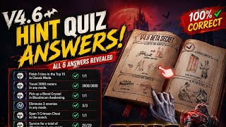 V4.6 Hint 2 Quiz Answers in Pubg Mobile! 