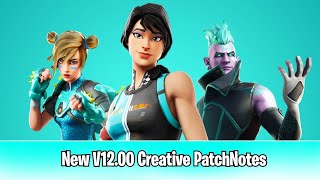 *NEW* ISLANDS And *New* Consumable!!! v12.00 Creative Patch Notes!