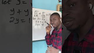 How to solve radical equation #maths #basicproblems #exponentialequations #mathematics #fyp #viral