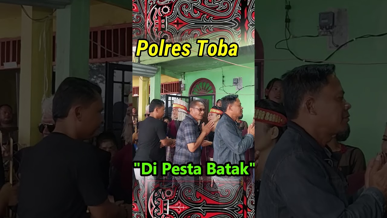 Polres Toba Di Pesta Batak