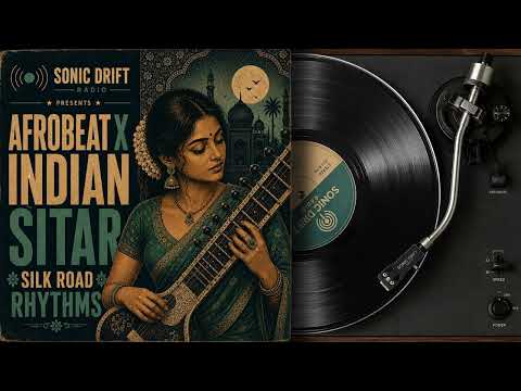 Afrobeat X Indian Sitar | Silk Road Rhythms • 2 Hours of Indian Strings & Afro Grooves