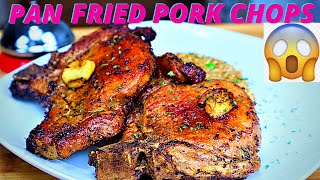 BUTTER BASTED PORK CHOPS |HOW TO MAKE BEST PAN FRIED PORK CHOPS YOUTUBE VIDEO RECIPE 2021