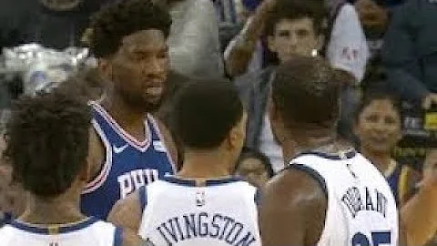 Joel Embiid Heated Exchange With Kevin Durant, Calling KD “Fuck U Cupcake！”