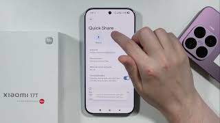 Xiaomi 17T/17T Pro: كيفية استخدام المشاركة السريعة (Quick Share) لنقل الملفات (إرسال البيانات عبر... screenshot 3
