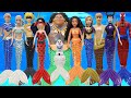 Play Doh Mermaid Disney Princess Couples Elsa, Anna, Moana I Ladybug & Maleficent Inspired Costumes