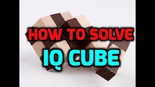 Mensa IQ-1078 3D haptique Puzzle Cube Rouge 