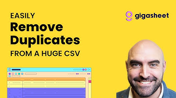 Remove Duplicates From A CSV Too Big For Excel