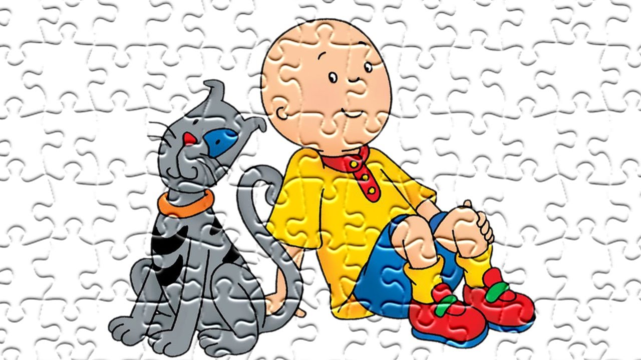 Caillou and Gilbert Puzzle Games - YouTube