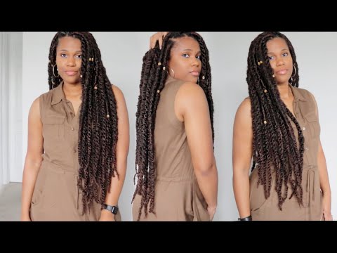 HOW TO: Buttlength Marley Twist using NaturalBabePro's Natural Babe Hair