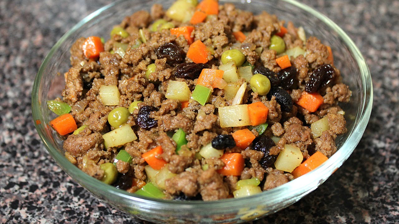 Beef Giniling (Filipino Picadillo)