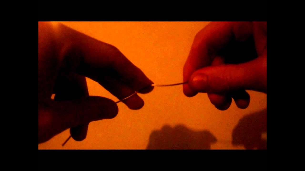 paperclip bending in reverse YouTube