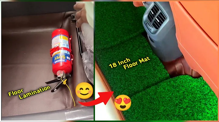 Galio 18 Inch Floor Mat for Car | Best Floormat | Universal Floor Mat | Grass Floor Mat