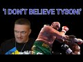 OLEKSANDR USYK DOESNT THINK TYSON FURY&#39;S PERFORMANCE WAS REAL.....