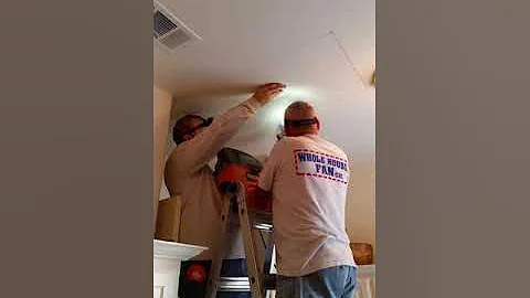 How to create an opening for the Zephyr Blade Whole House Fan?