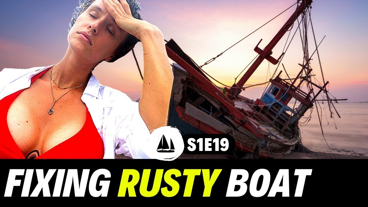 Looking for a Motorsailer for Sale?! Watch This Steel Boat Rust Repair First!