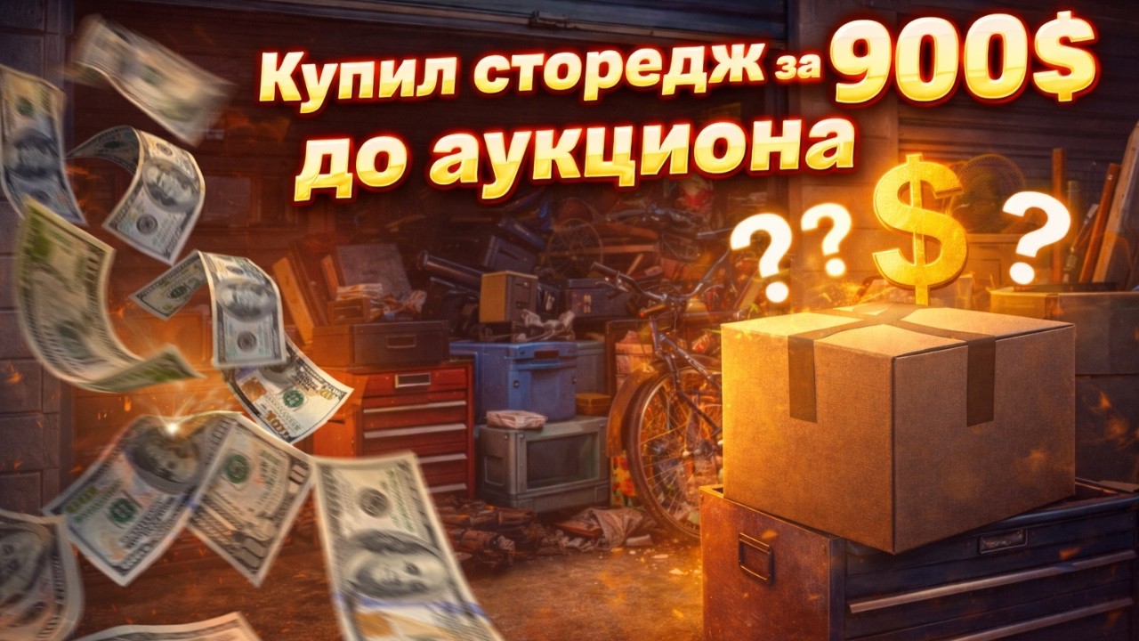 Купил Сторедж за 900$ до Аукциона | Итальянский Нейлер, Инструмент и Реальная Прибыль?