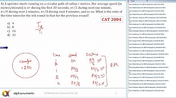 Time, Speed & Distance : Past CAT Question 21 (​CAT 2004)