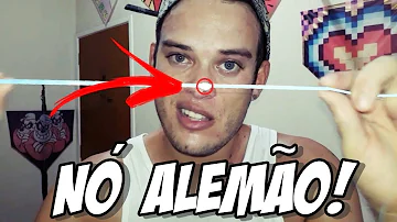 Como dar nó em uma linha?