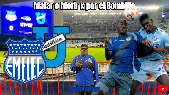 PRIMERA FECHA Y 4 GOLES 😔. C.S.EMELEC vs U.CATOLICA.