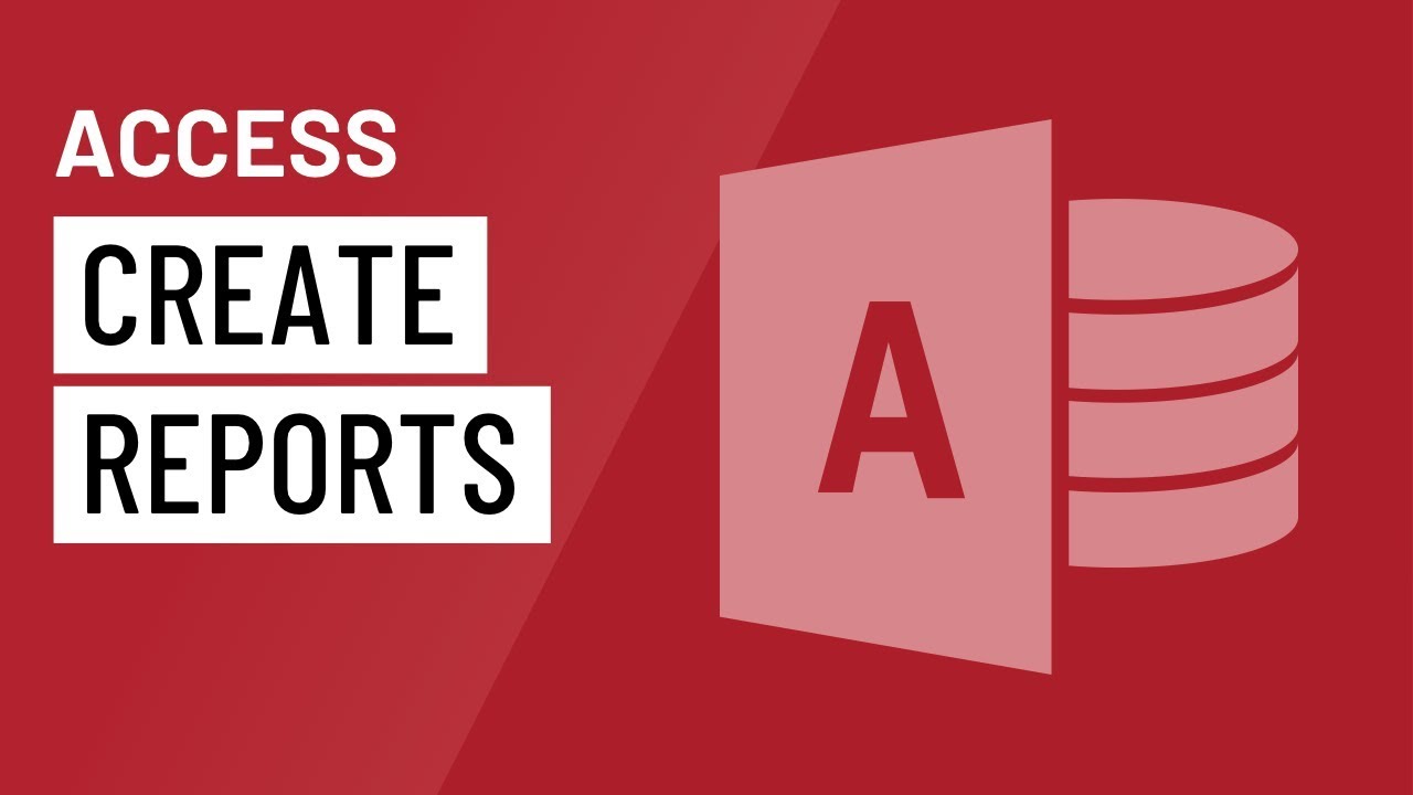 ⁣Access: Creating Reports