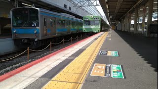 [国鉄奈良線w]103系NS407編成 普通 城陽行き 京都発車