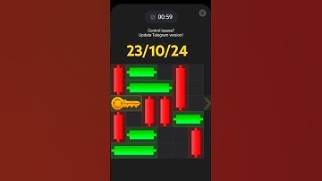 Today’s ( 23 October 2024) Hamster Kombat Daily Mini Game Puzzle Video tutorial #key