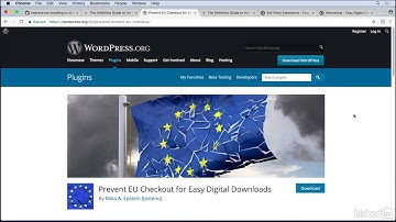 Course WordPress Ecommerce Easy Digital Downloads - 06 Setting Up Taxes: Video 18 Comply with EU VAT