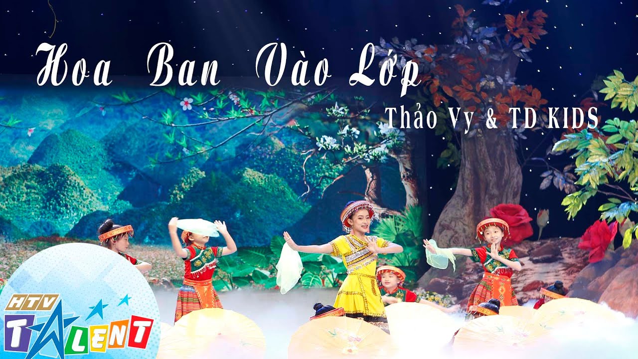 HOA BAN VÀO LỚP | THẢO VY & TD KIDS | HTV TALENT OFFICIAL