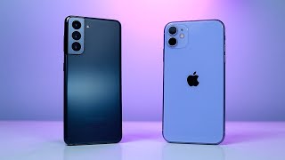 اندرويد مستعمل ولا ايفون مستعمل؟ | S21 5G Vs IPhone 11
